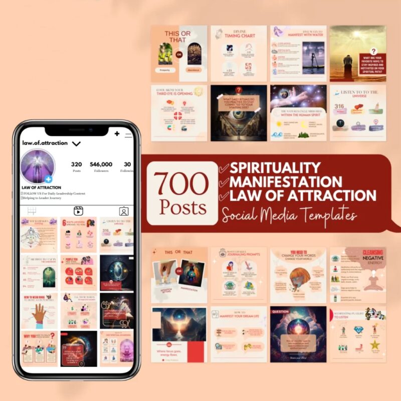 Spirituality Manifestation Design Templates
