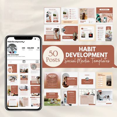 Habit Develepment Design Templates